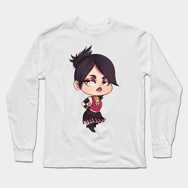 Morrigan Long Sleeve T-Shirt by Pastelideas